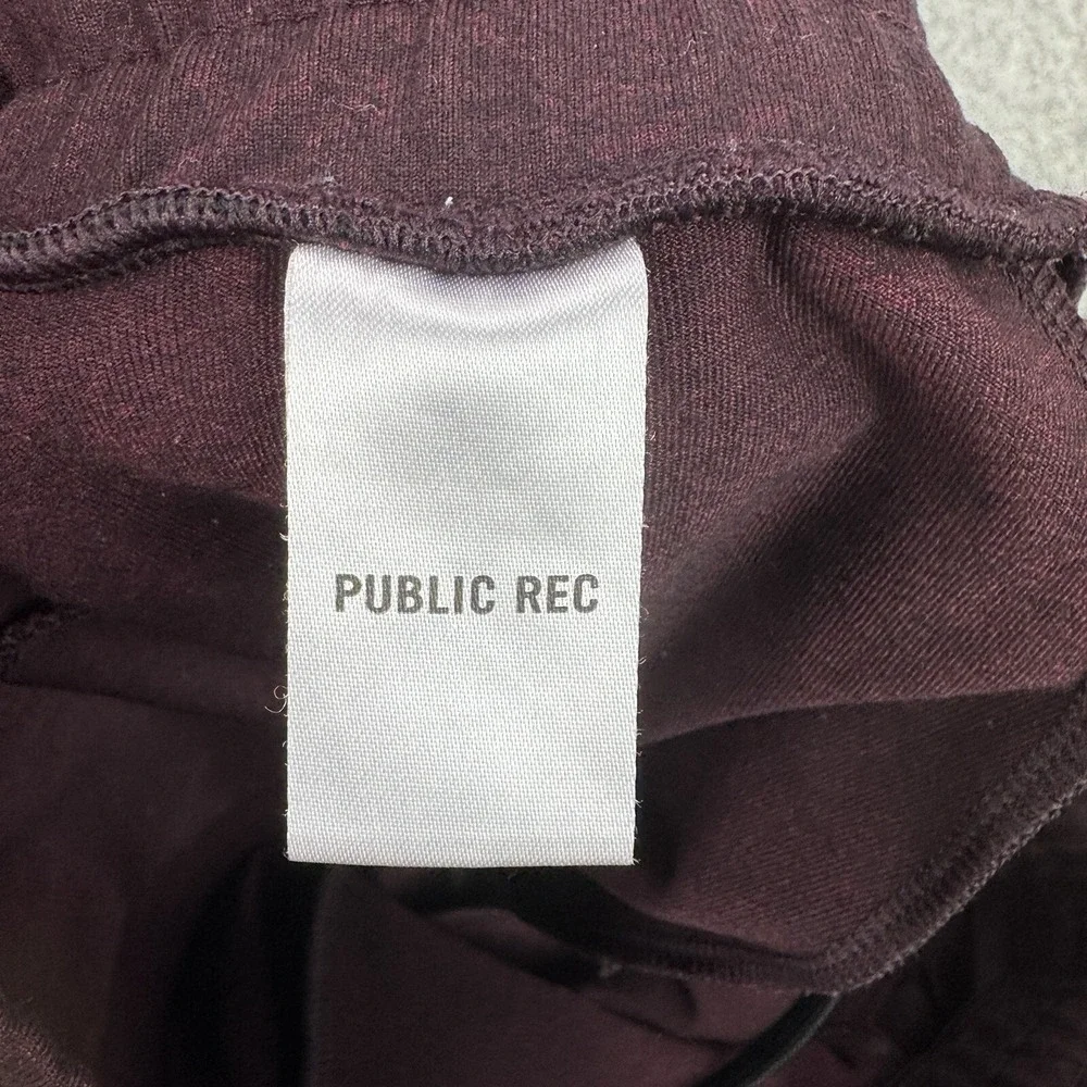 Public Rec Pants Mens 30 Daymaker‎ Lounge Sweatpant Drawstring Pockets Burgundy